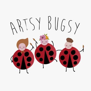 Artsy Bugsy kids art studio Singapore logo