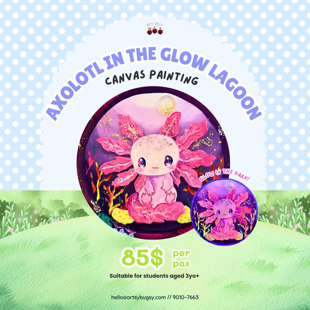 Axolotl in the Glow Lagoon
