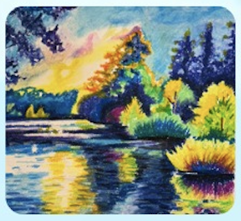 Oil Pastel — Dry Mediums artwork by an Artsy Bugsy student