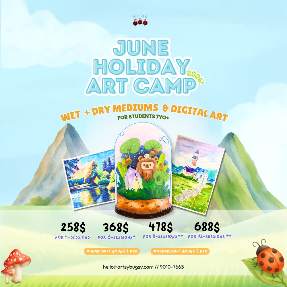 Wet, dry and digital art camp for kids age 7+, bundles from S$258
